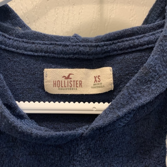 3/$35 hollister soft dark blue hoodie (size xs) - Picture 2 of 5